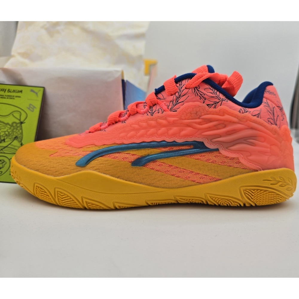 Puma Stewie 3 Dawn in 'Cuseyellow sizzle-fluro peach Womens 7 New In Box - Picture 15 of 16